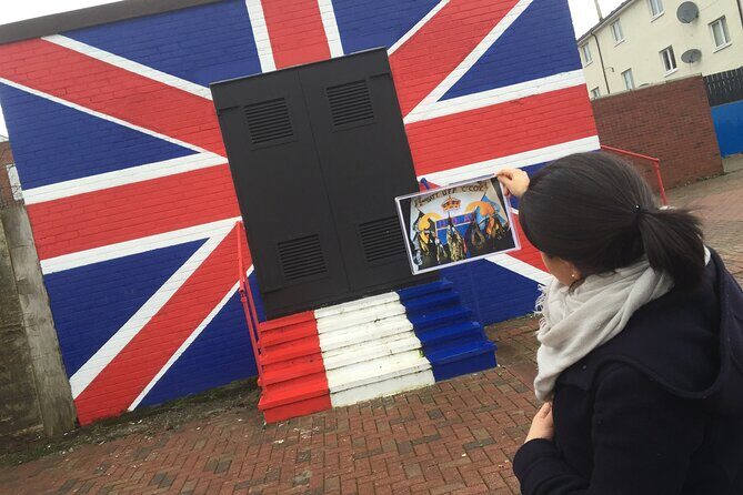 2 Hour Private Belfast Taxi Cab Tour of Troubles & Peace walls - International Mural Wall on Divis Street: how the city talks to the world