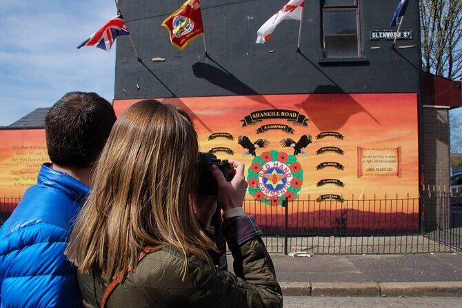 2 Hours Republican & Loyalist Mural Black Taxi Tour from Belfast - Falls Road Library area: photos, H-Block, and the rhythm of remembrance