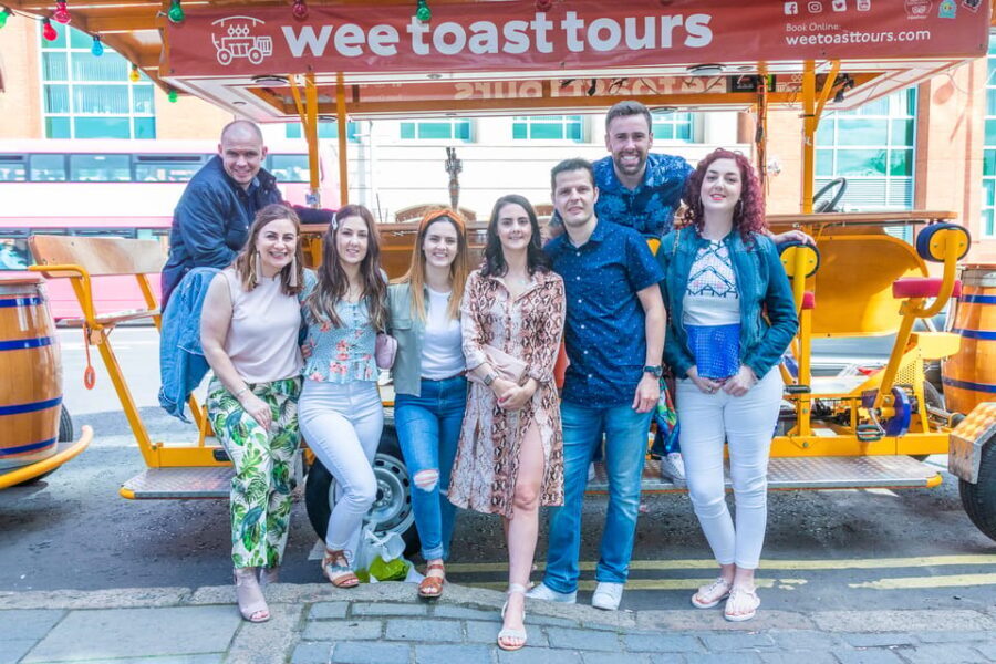 Belfast: City Centre Beer Bike Tour - The pedal-powered reality: you’re sightseeing, not just cruising