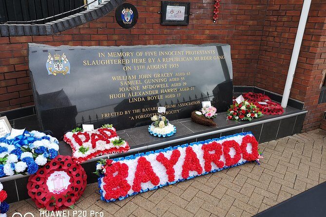 Belfast Official Private City Tour - Bobby Sands mural, Clonard Monastery, and the garden that marks 1969