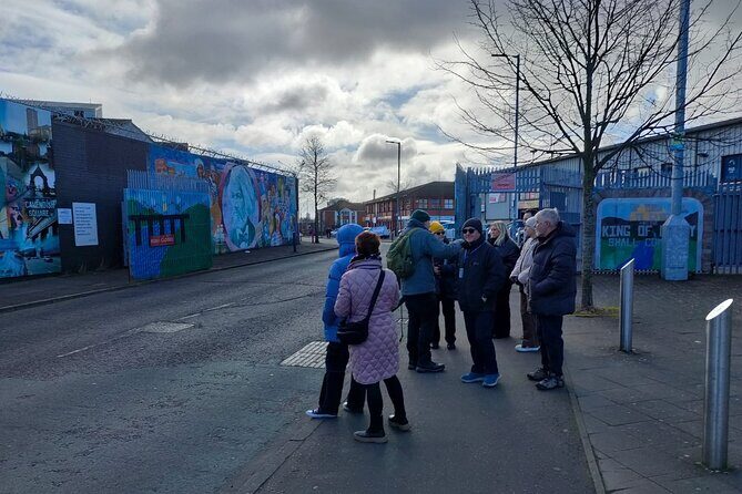 Belfast Troubles Tour: Walls and Bridges - Divis Street murals: understanding context before the Peace Wall