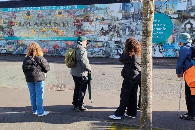 Belfast Troubles Tour: Walls and Bridges - The Peace Wall up close: what 16 meters of separation looks like