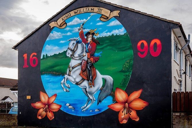 Belfast's Political Mural Taxi Tour - Stop 3: Peace Gates and the Peace Wall message-making moment