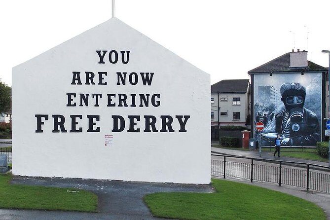 Derry Londonderry Private Luxury Full Day Tour From Belfast - Free Derry Corner: where the story starts in public space