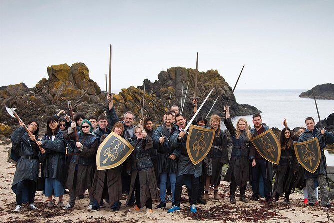 From Belfast: Game of Thrones, Iron Islands & Giant's Causeway - Cushendun Caves: Stormlands scenes and the Jaime vs. Euron vibe
