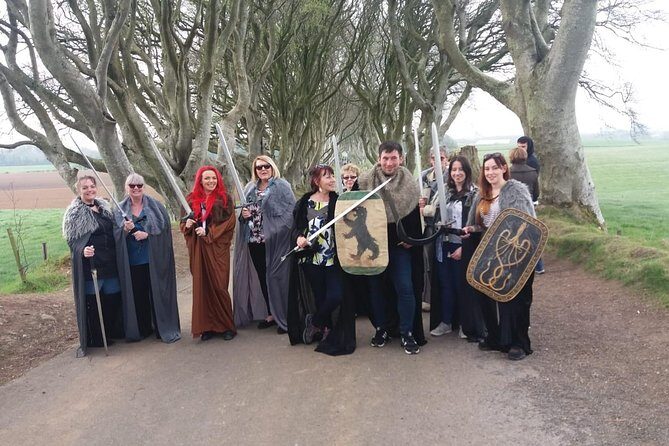 Game of Thrones Locations Tour including Westeros & Giant's Causeway - Dunluce Castle: a fast ruin stop with big sea views