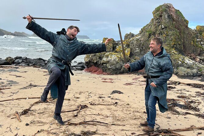 Game of Thrones Private Tour with the Other Ser Davos 1-4 people - Stop 6: Ballintoy Harbour, Greyjoy costumes, and the main photo moment